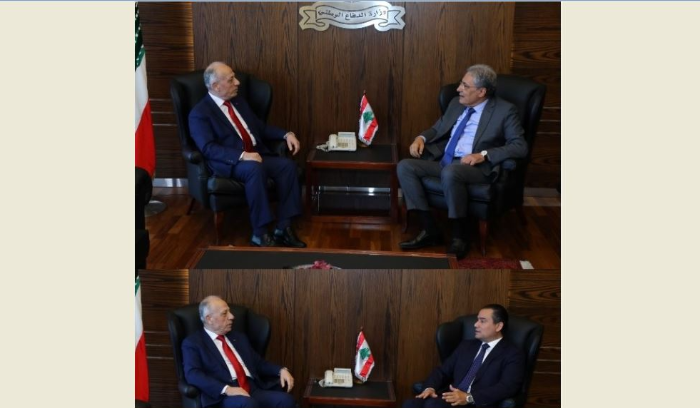 وزير الدفاع التقى وزير العدل والنائب الصايغ