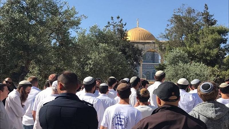 أكثر من 283 مستوطنًا اقتحموا ساحات المسجد الأقصى بعد ظهر اليوم