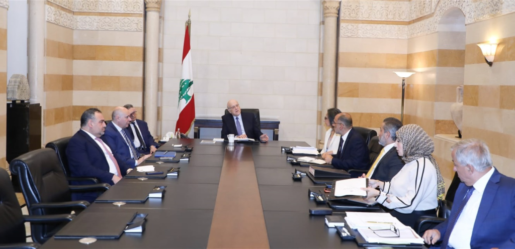 ميقاتي ترأس اجتماعاً لبحث موضوع الرواتب والاجور.. واستقبالات في السرايا