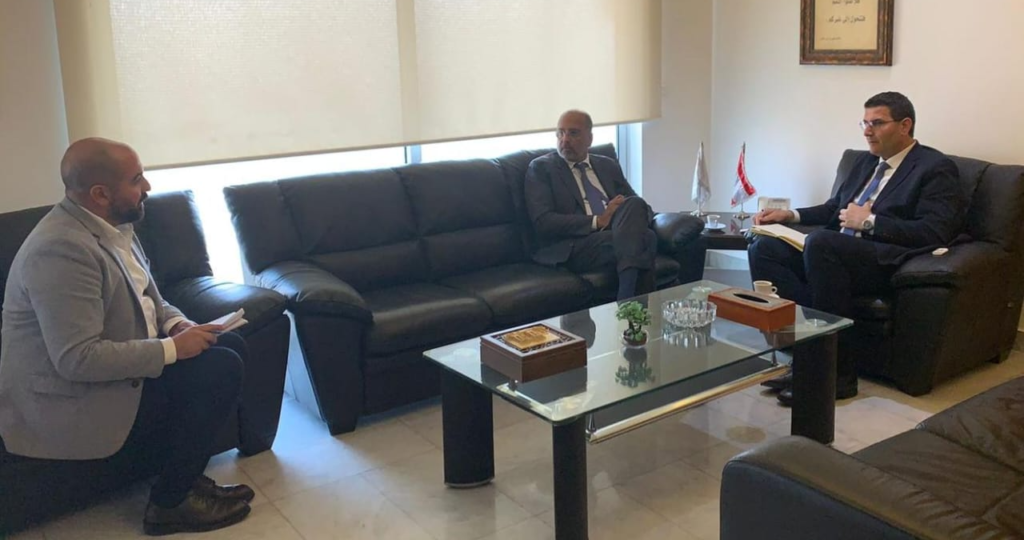 الحاج حسن أطلع ريزا على ما تقوم به وزارة الزراعة في سبيل تحقيق الأمن الغذائي