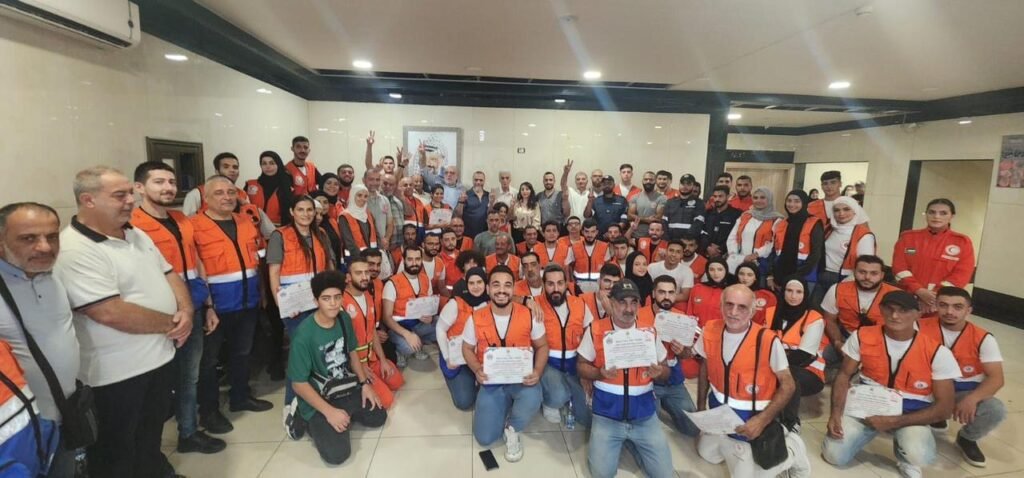 “جمعية الهلال الوطني اللبناني تُكرّم متدربي بيروت وإقليم الخروب في مجالات الإسعافات الأولية والإطفاء”