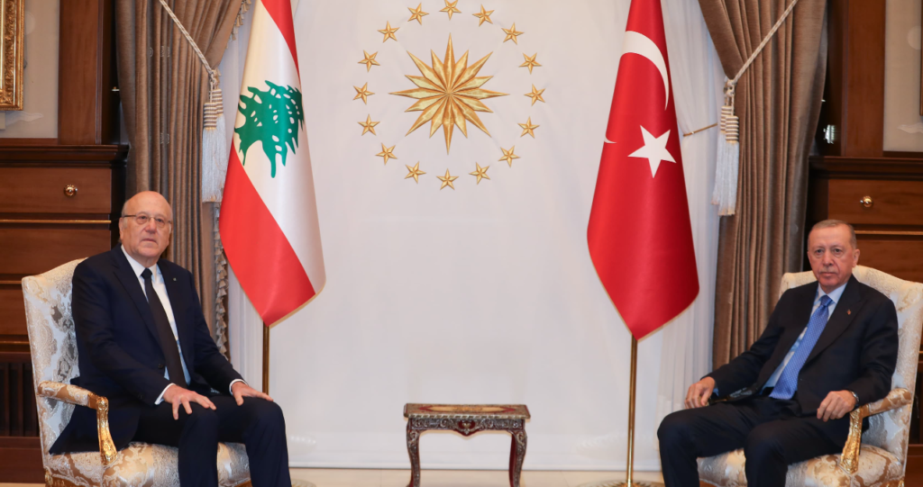 اردوغان استقبل ميقاتي.. واجتماع وزاري تركي لبناني