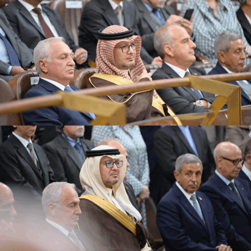 رمزية الوشاح الأبيض.. سرّ تبدل لون “شماغ” السفير السعودي في جلسة الانتخاب