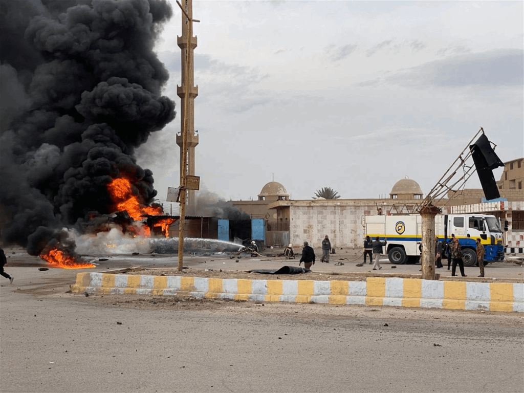 بالصور.. انفجار يهز ريف دير الزور في سوريا