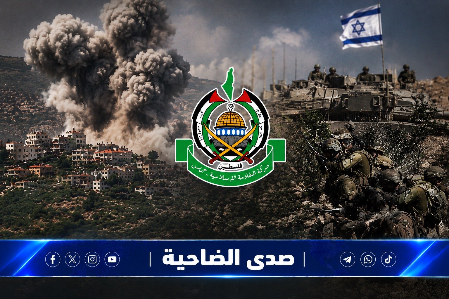 حماس تدين التصعيد الصهيوني في جنوب لبنان