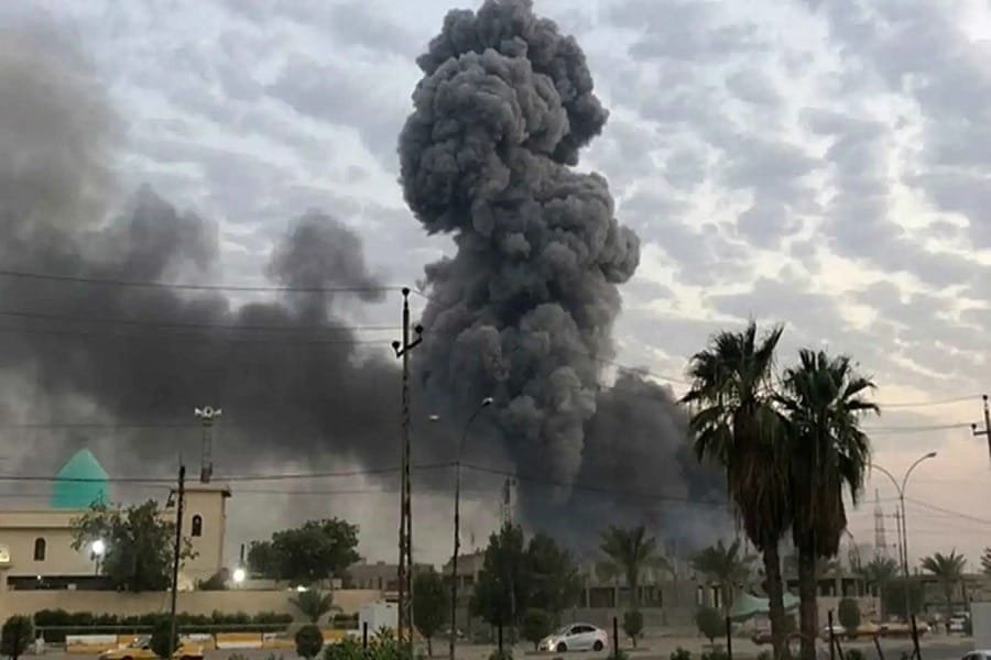 عدوان أميركي – سعودي يستهدف مواقع للحشد الشعبي ويسفر عن شهداء وجرحى
