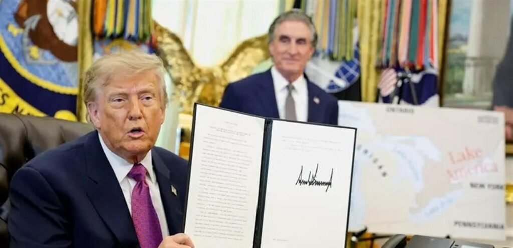 في تطور جديد.. ترامب يغيّر اسم بحيرة أونتاريو إلى "بحيرة أميركا"