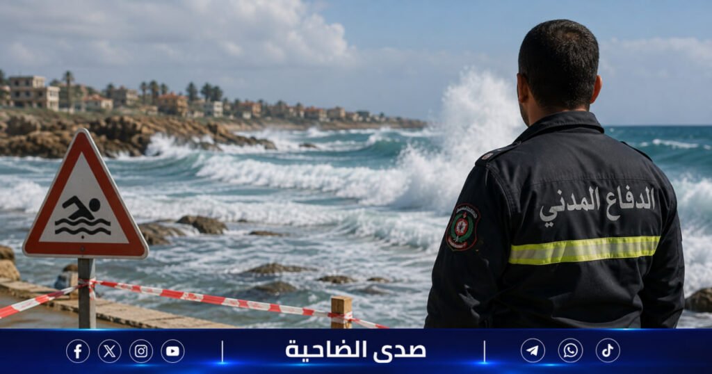البحر “غدّار” انتبهوا.. تحذير من الدفاع المدني