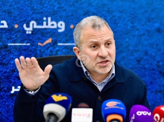 باسيل: ندرك تماماً أن الحكومة تحظى بدعم داخلي وخارجي ودورنا تصحيح عملها