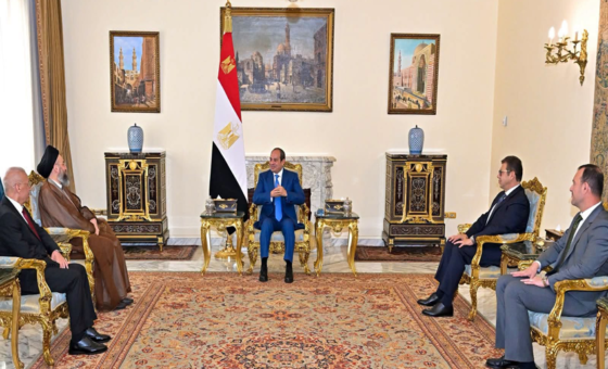 السيسي يشيد بجهود العراق في حصر السلاح