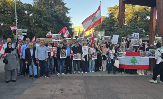 تظاهرة أمام مقر الأمم المتحدة في جنيف للمطالبة بكشف مصير الأسرى