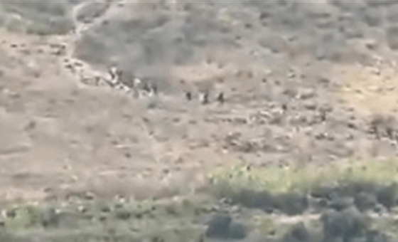 زحف بشري من سوريا باتجاه الحدود الشمالية