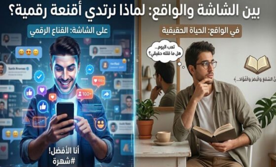 بين الشاشة والواقع: لماذا نرتدي أقنعة رقمية؟