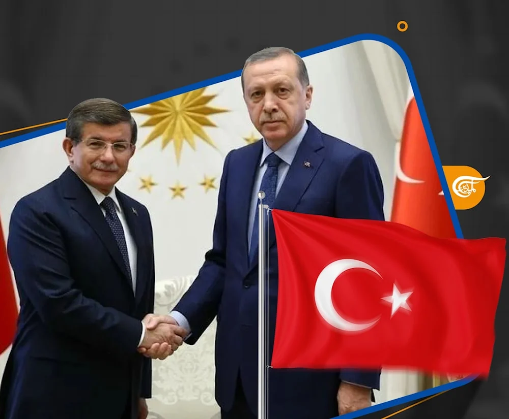 رجب طيب إردوغان وأحمد داود أوغلو في سياق الخلاف السياسي بينهما