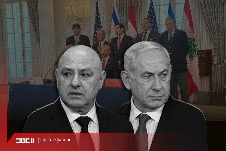 مبنى مستشفى صلاح غندور في النبطية الفوقا بعد استهدافه
