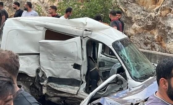 حادث سير في هذه البلدة !