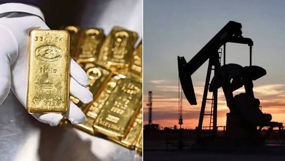 ارتفاع أسعار النفط وتراجع سعر الذهب