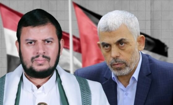 قبيل شهر من استشهاده.. رسالة من السيد الحوثي للسنوار تنشر للمرة الاولى