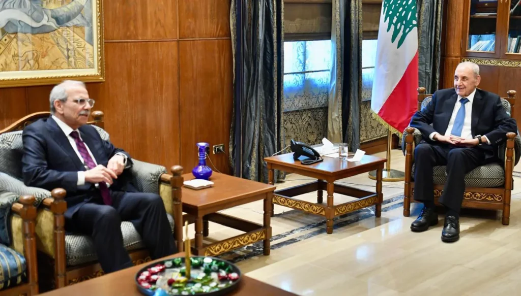 لقاء بين نبيه بري ونواف سلام