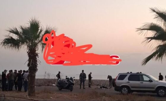 جريمة قتل على مفرق الجية باتجاه الجنوب الآن!